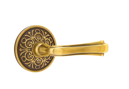 Emtek Wembley Lever With Lancaster Rosette