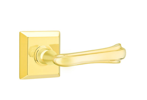 Emtek Wembley Lever With Quincy Rosette