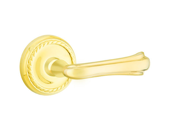 Emtek Wembley Lever With Rope Rosette