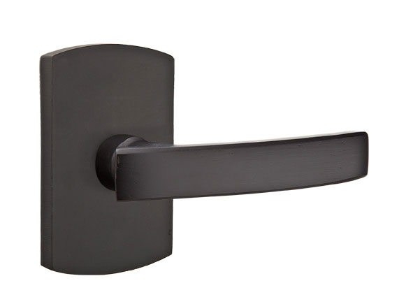 Emtek Yuma Lever with Style 4 Rosette 