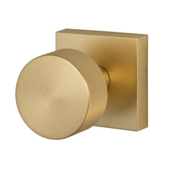 Sure-Loc Zurich Knob in Satin Brass