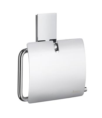 Smedbo Pool Collection Toilet Roll Holder with Lid ZK3414 Polished Chrome