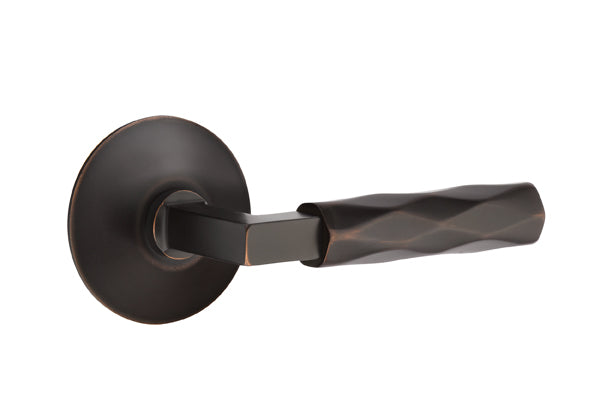 Emtek Tribeca Lever with Modern Rosette