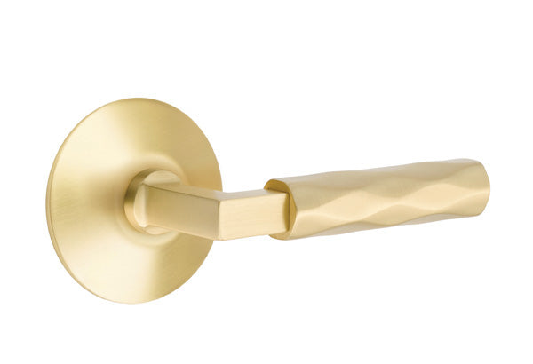 Emtek Tribeca Lever with Modern Rosette