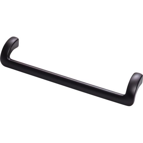 Topknobs TK953BLK Kentfield Pull 7 9/16 Inch (c-c) - Flat Black